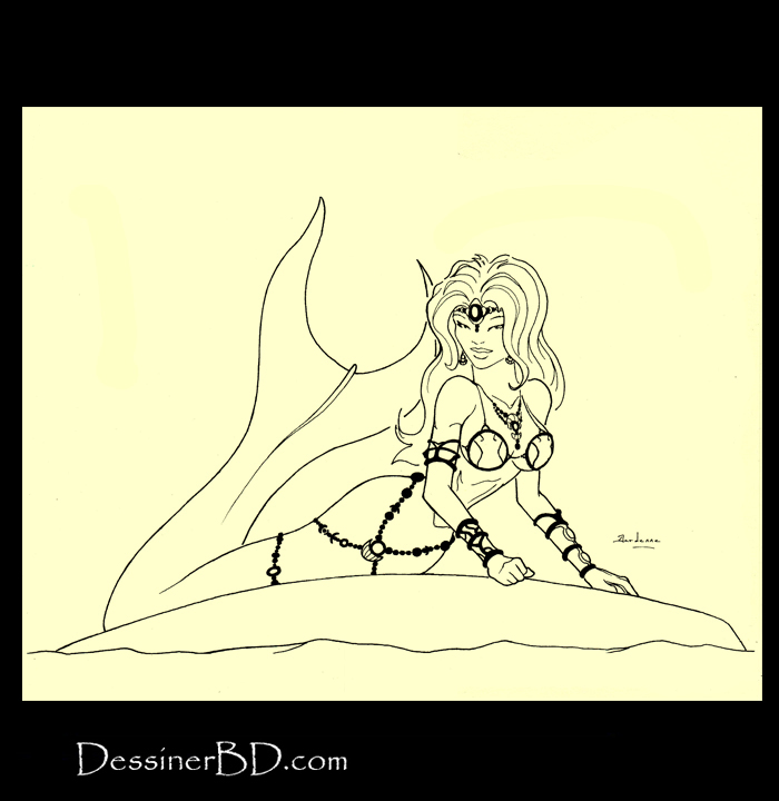 comment encrer sirène sur rocher