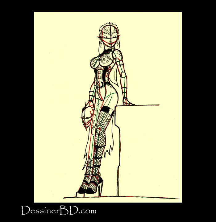 comment dessiner détails vampire nécromancienne